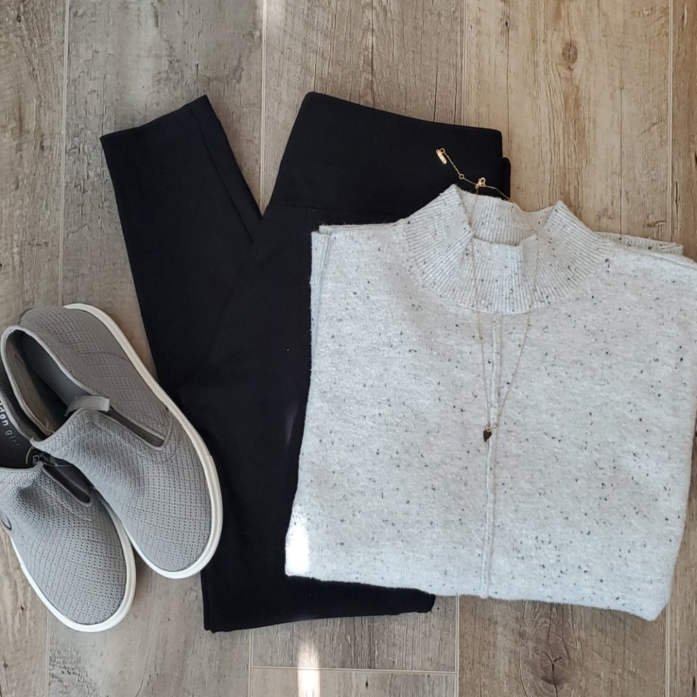 3/4 sweater poncho